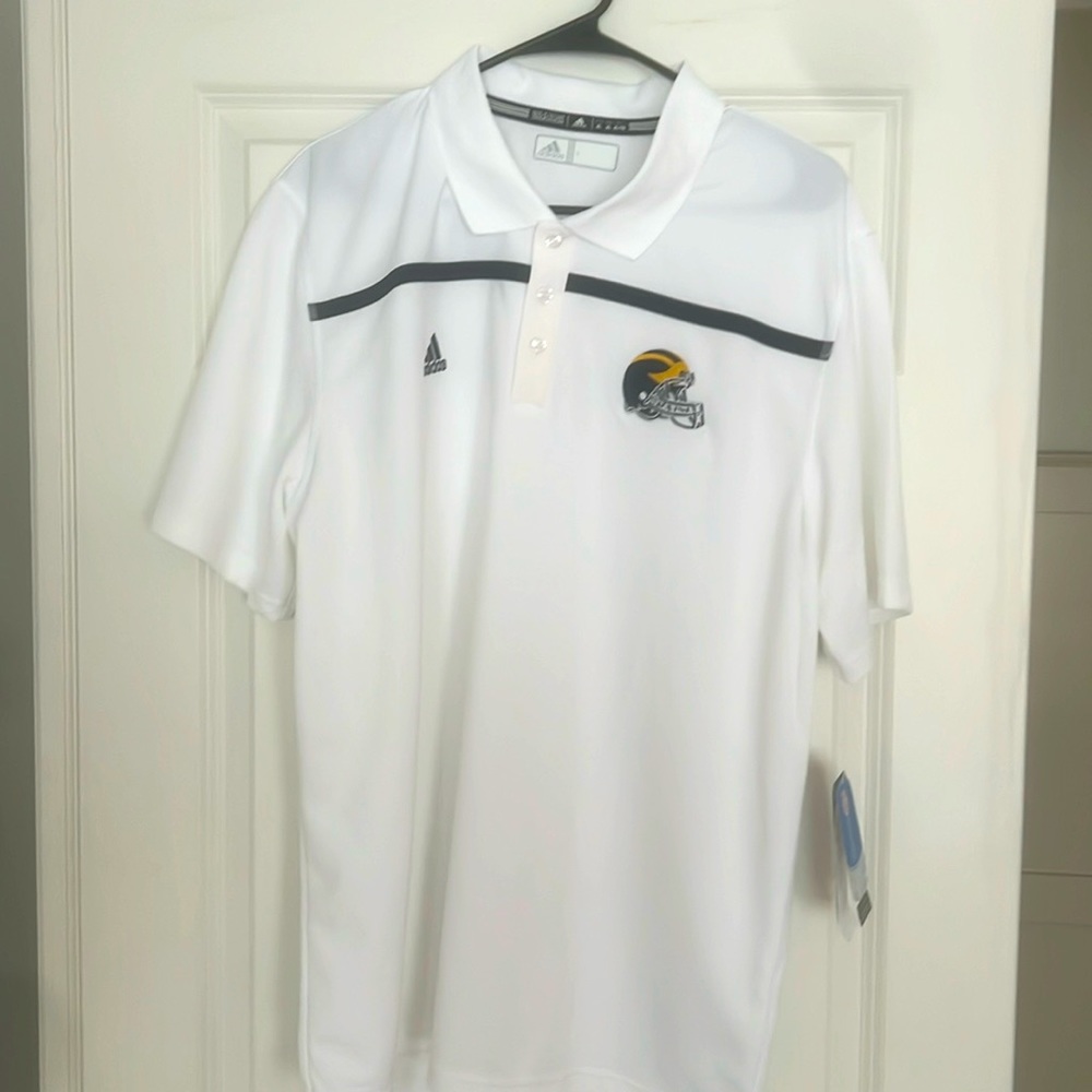 Adidas brand new Michigan polo. Men’s XL